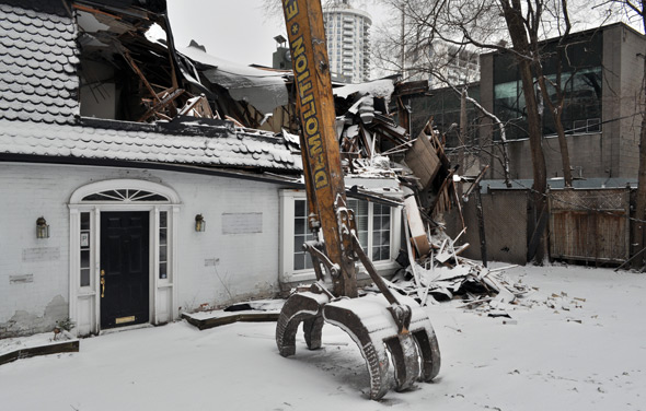 Odette House Demolition