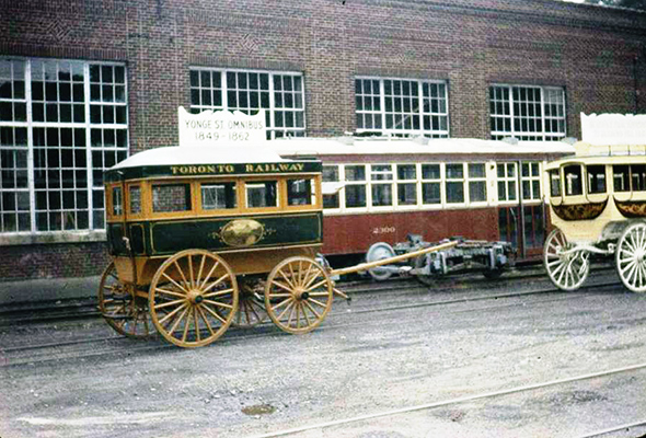 vintage ttc streetcar